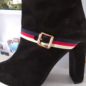 Liliana Swede Stripe  Boot